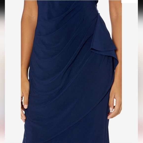 Alex Evenings Sequin V-Neck Knee-Length Dress – Size 18 - Picture 4 of 14